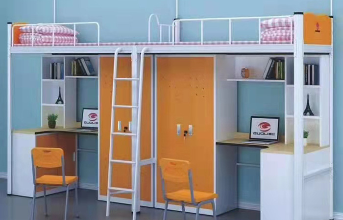 上下鋪鐵床學(xué)生公寓床特點(diǎn)和規(guī)格